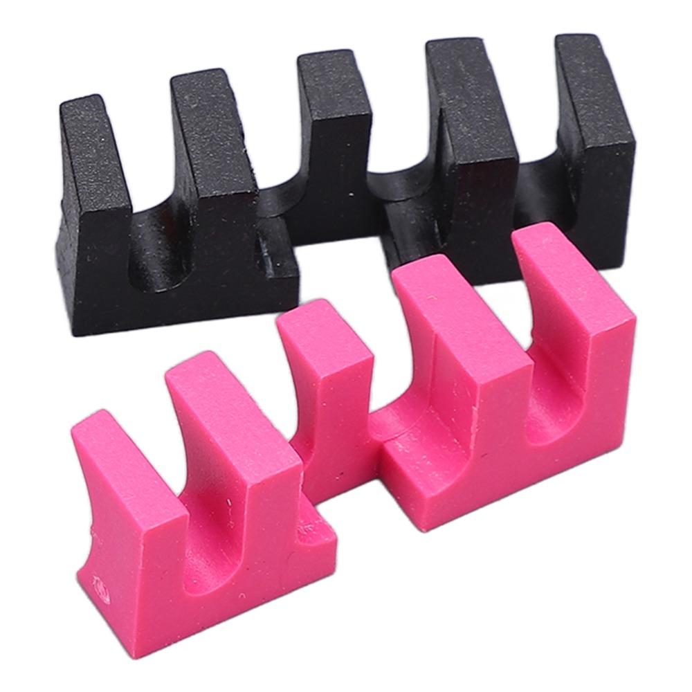 5pcs Fluted Design Badminton Racket Load Spreader Embedded Racket Adapter PVC Stringing Machine Tool High Tension Protector