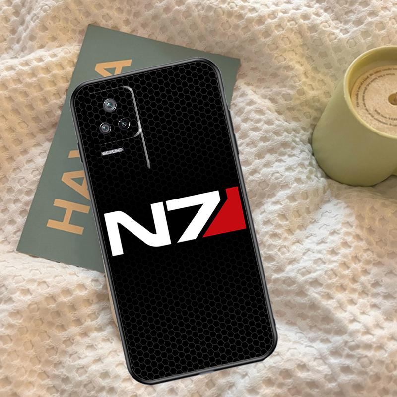 N7 Mass Effect Case For Xiaomi 13 14 15 Ultra 11T 12T 13T 14T Pro POCO X7 Pro X3 X5 F5 F6 M6 X6 Pro Cover