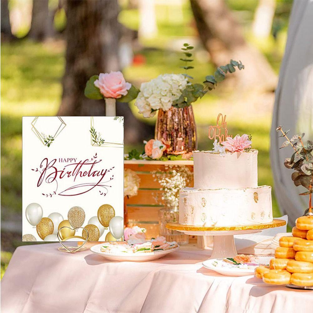 10 Pcs/set Heart-shape Design Metal Photos Clips Flexible Message Card Stand  Desktop