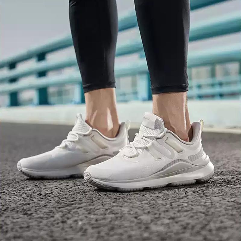 Li-Ning Soft Plus Cushioning Non-Slip Durable Low-Top Sports Casual Shoes Unisex Sneakers Gray ARHR011-1