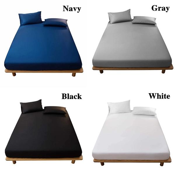 Hot Waterproof Bed Sheets Super Soft Microfiber 1800 Thread Count Luxury Egyptian Sheets 18-Inch Deep Pocket Wrinkle and Hypoallergenic No Pillowcase