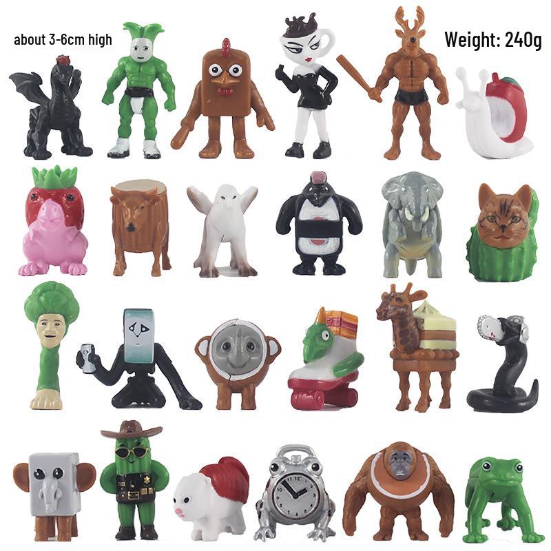 Mountains and Seas Classic 24 Styles 3.5-5.5cm Figurine Set (200g)