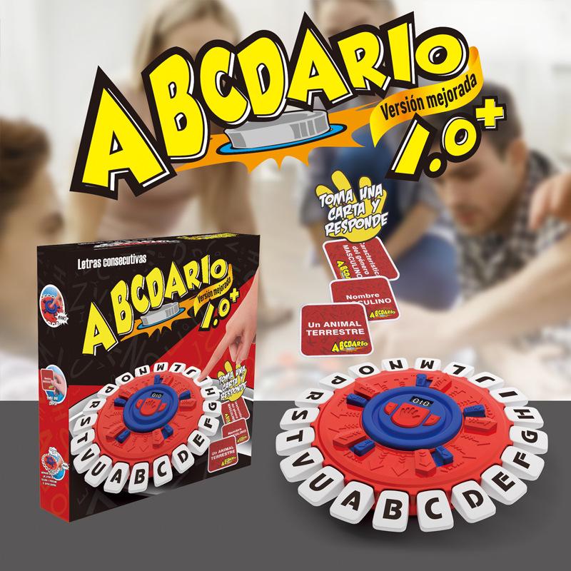 

Multilingual Kids Alphabet Game: Fast-Paced, Fun, and Educational Family Board Toy