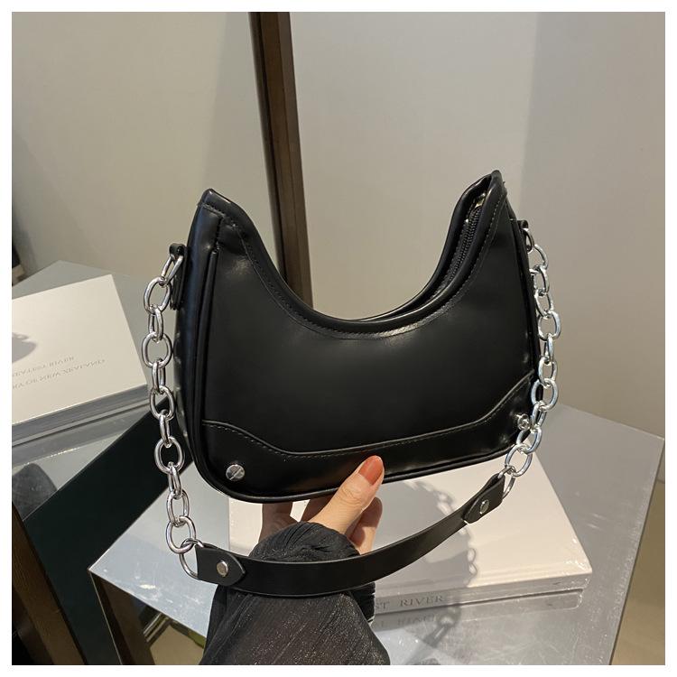 

Женская текстурированная шикарная сумка-кроссбоди на весну/лето 2024 - Повседневная, маленькая квадратная сумка через плечо чёрный