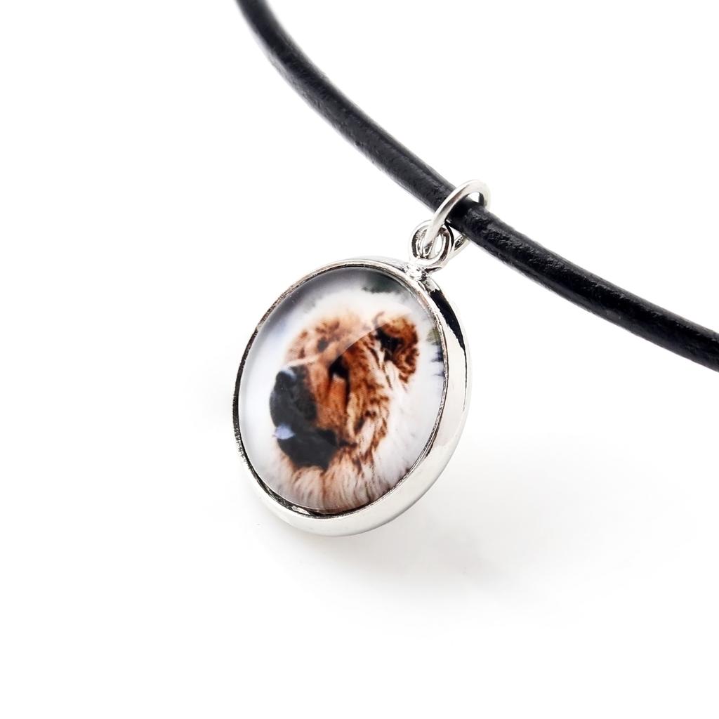 Chow Chow - necklace pendant with your photo, handmade, handcrafted jewelry by Art-Dog brand