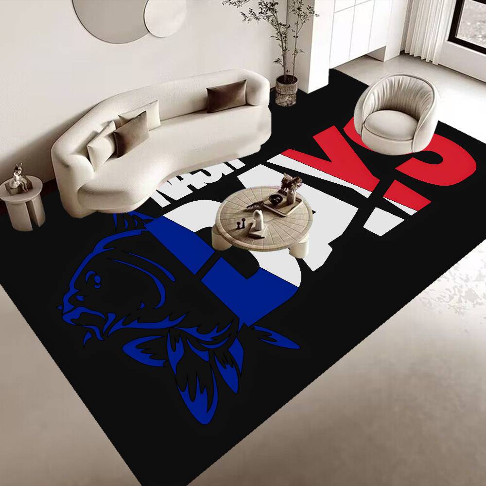 Nash Fishing Logo Floor Mat Floor Mat Rectangle Anti-slip Home Soft Badmat Front Door Indoor Outdoor Mat Welcome Doormat