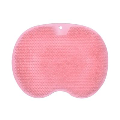 Foot Wash Brush Soft Safe Nons-slip Relieve Fatigue Comfortable Suction Cup Bath Pad Foot Wash Massage Pad for Rub Back