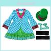 Alice In Wonderland Cosplay Dress For Anime Role Play With Polyester Fabric For Cosplayers