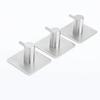 5PCS Removable Self-Adhesive Wall Hook Stainless Steel Towel Hook Without Drilling home decoration accessories bathroom storage