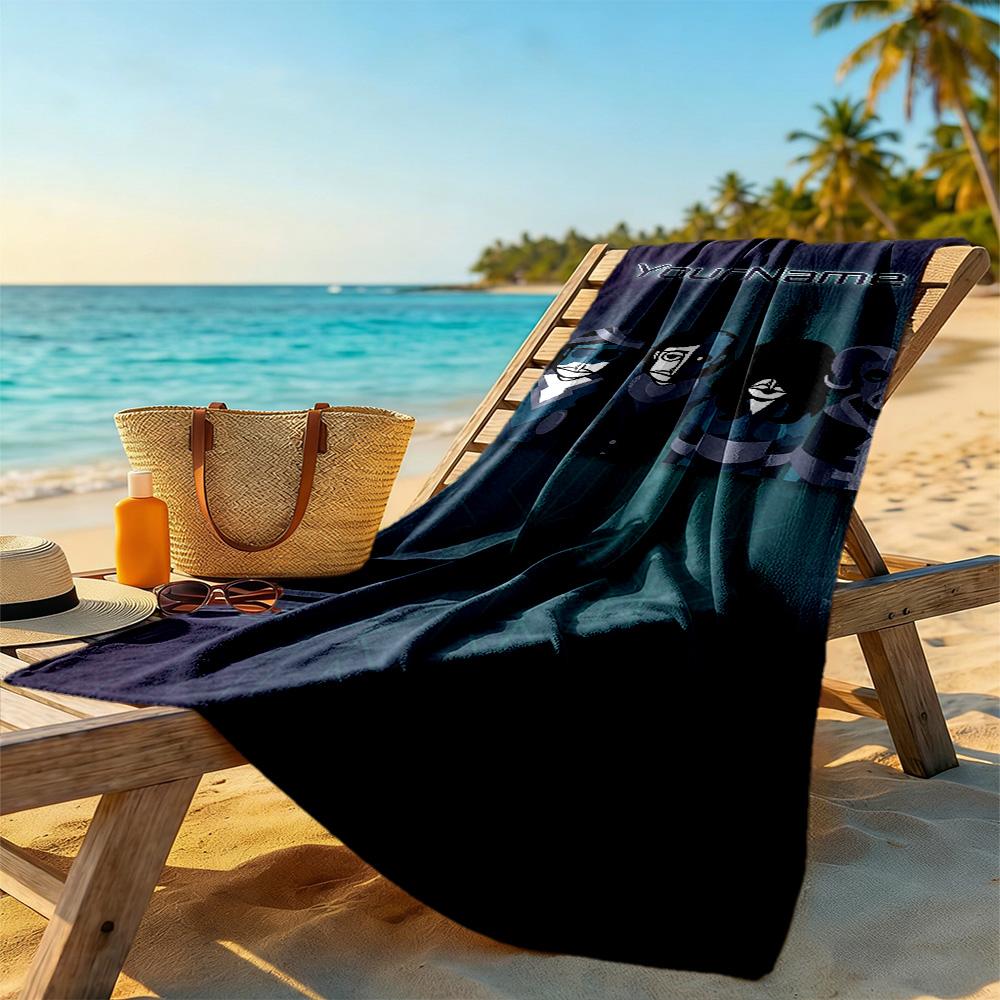 Incredibox Customize Your Name Beach Towel Super Soft Microfiber Quickdry Fabric
