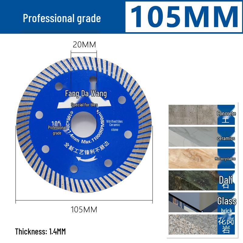 Diamond Saw Blade for Marble, Vitrified Tile, and Microcrystalline Stone Cutting
