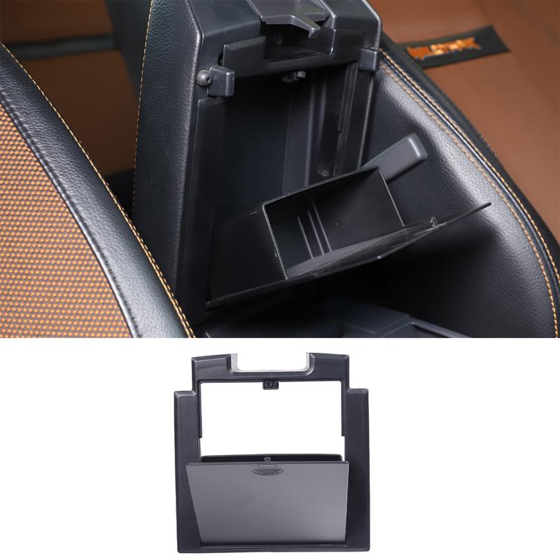For Ford Ranger 2015-2025 Black Car Armrest Box Hidden Storage Box Center Console Storage Case Interior Accessories