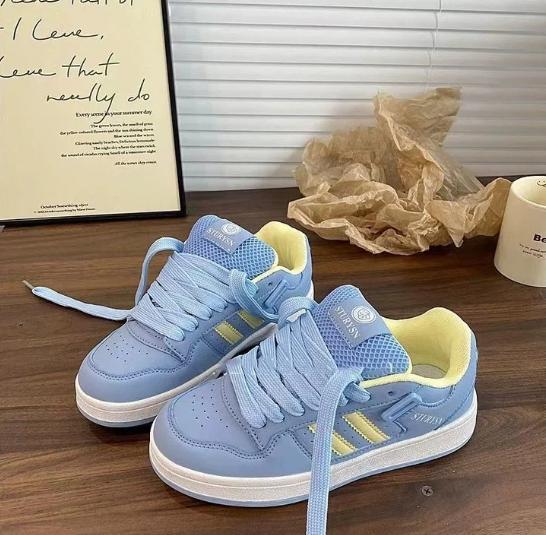 Fashion Couple Sneakers, Casual Daily, Ins Trend, Niche Design, Mandarin Duck Shoes, Dopamine Color Matching Casual Day