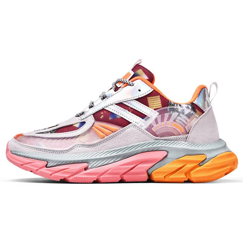 Мужская дышащая повседневная спортивная обувь уличная нескользящая обувь для бега модная баскетбольная обувь 39 4874₽