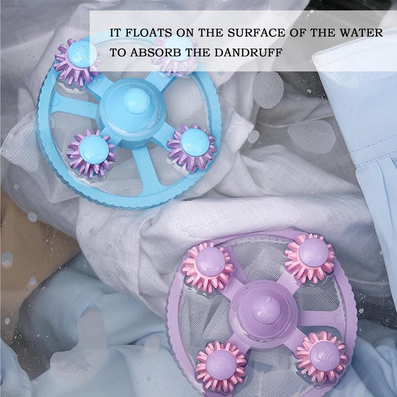 Hair Remover For Laundry 3X Lint Catcher Mesh Bag Conical Reusable Floating Hair Filtering Mesh Removal Lint Cleaning Tool For