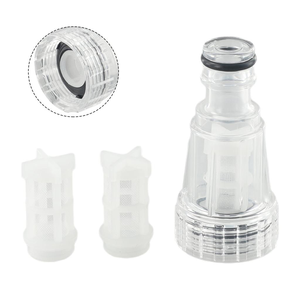 1pcs High Pressure Connection Filter+2pcs Nets Car Washing Machine Water Filter Connection For Karcher K2-K7 Series Washers