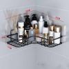 Non-perforated Tripod Bathroom Washstand Toilet Wall-mounted Wall Kitchen Storage Thickened Shelf Toilet Shelf
