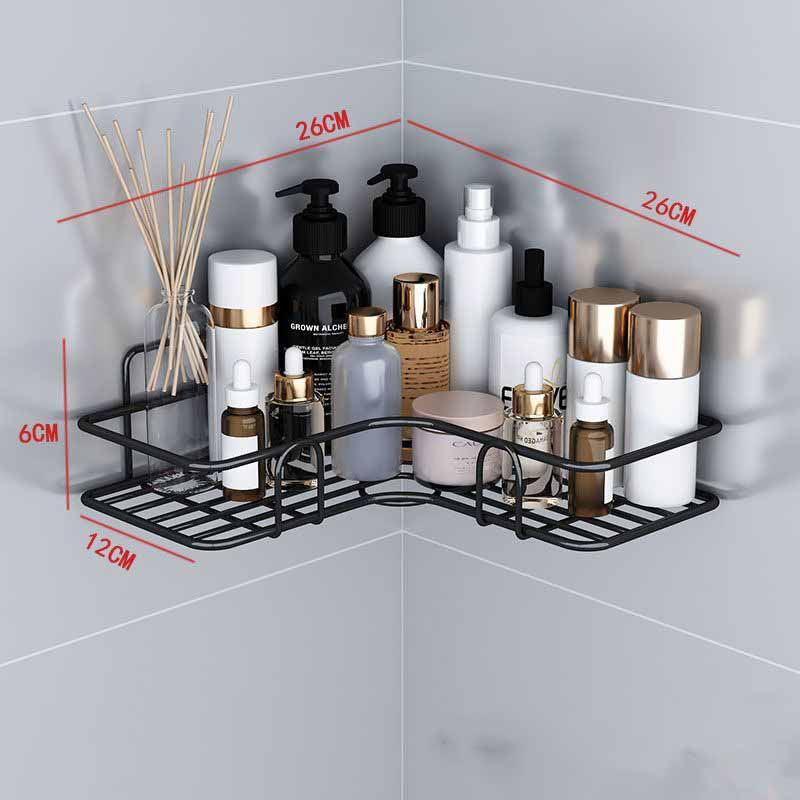 Non-perforated Tripod Bathroom Washstand Toilet Wall-mounted Wall Kitchen Storage Thickened Shelf Toilet Shelf