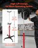 VEVOR Hydraulic Transmission Jack, 1100 Lbs / 0.5 Ton Lifting Capacity Telescoping Transmission Jack with Foot Pedal, 360 Degrees Swivel Wheel