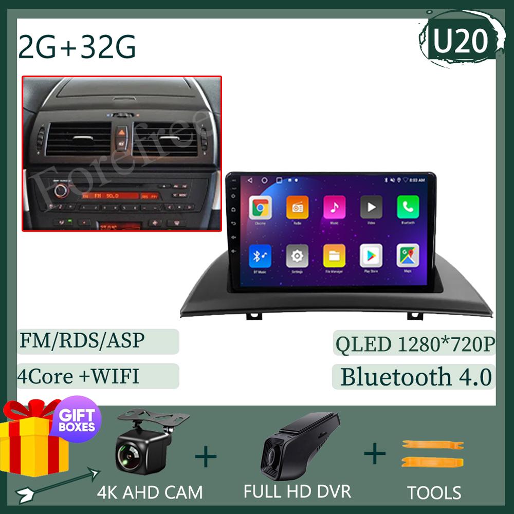 WIFI Android 13 For BMW X3 E83 2003 - 2011 Car Radio Video Player CarPlay Android Auto GPS Bluetooth Navigation No 2din DVD QLED