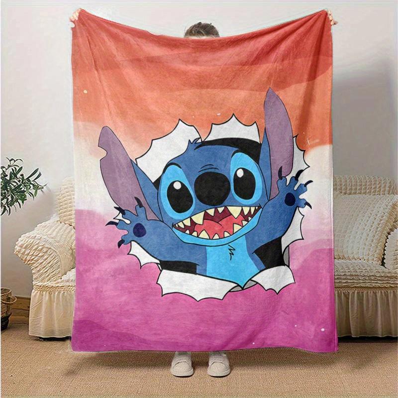 

1pc, Stitch Blanket, Home Decor, Couch Cover, Outdoor Blanket, Gift for Friends, Blankets, Suitable for Bedroom, Living Room, Travel, Camping, Car, Be 130x150cm