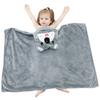 Toddler Baby Boys Girls Cute Cartoon Plush Receiving Blanket Cloak Wrap Bathrobe