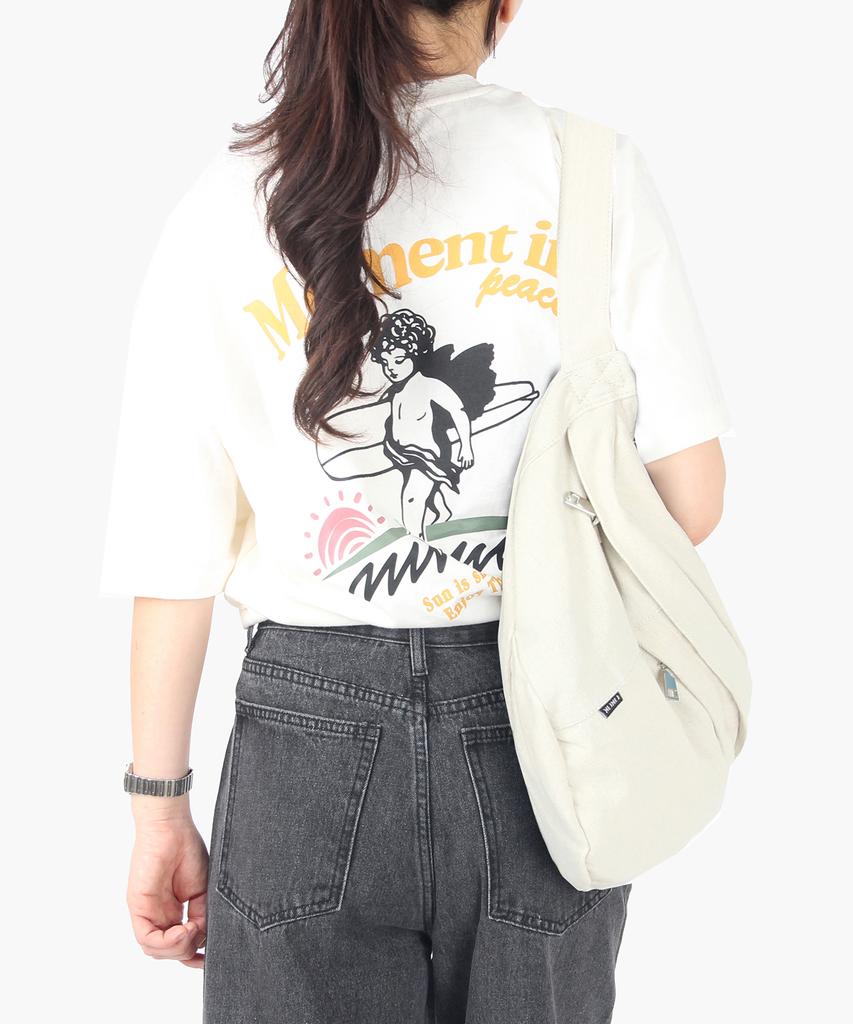 Oror Shoulder Bag Orbag25-001 Denim Ivory