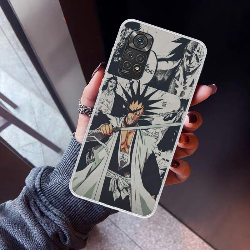

Ichigo Kenpachi Bleach Anime Phone Case for Xiaomi Redmi Note 15 14 14S 13 12 12S 11 Pro Plus 11E 11T 11S 10S 5G Soft Cover Fund Redmi Note 12 Pro 5G