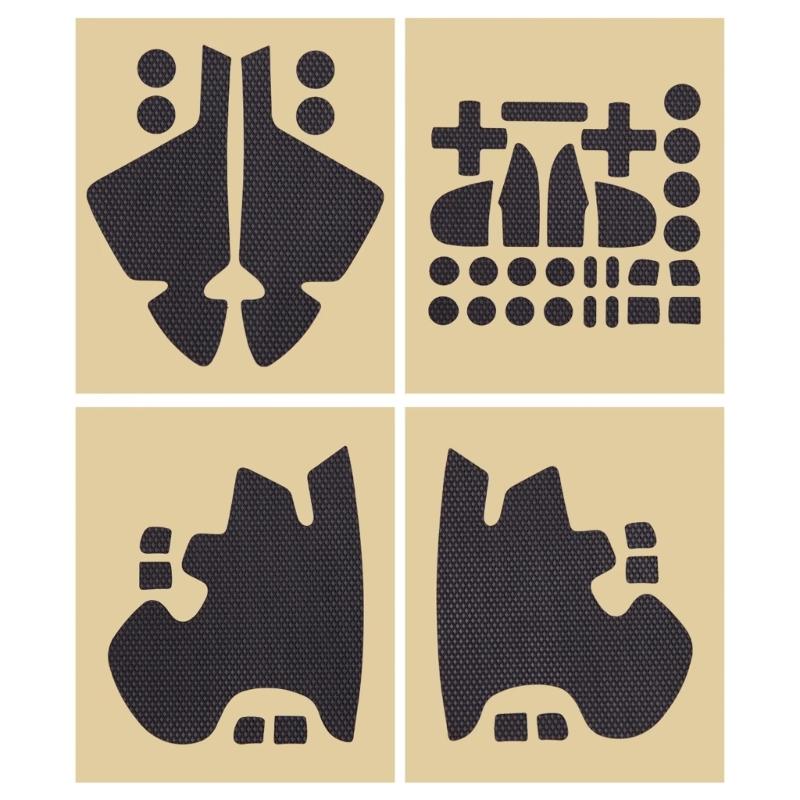 Silicone Gaming Handle Grips Tape Buttons Sticker Wireless Controller Grip Sticker for 3 4 Controller 1