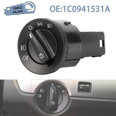 1C0941531A Headlight Fog Light Control Switch for VW Golf GTI 4 MK4 for Passat 3BG 3B Polo T5 Bora Sharan 1C0 941 531 Auto Parts