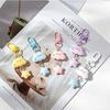 Colorful Star & Cloud Cartoon Keychain - Cute Girly Heart Backpack DIY Ornament
