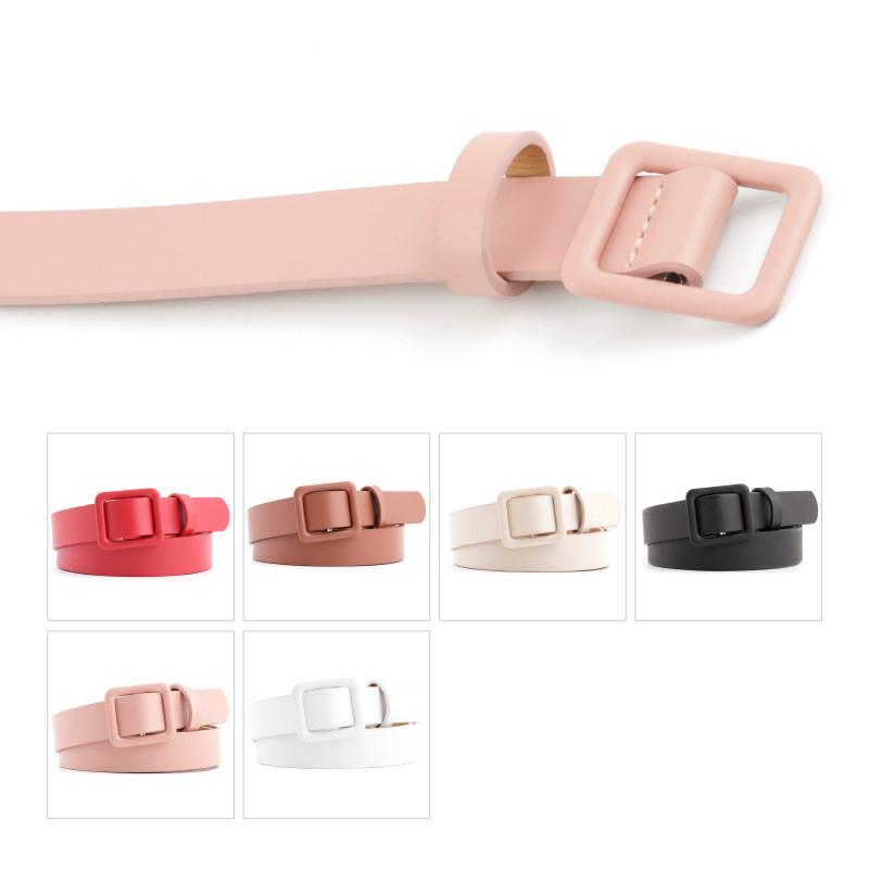 And Stylish Versatile Womens No Hole Square Buckle Belt Perfect For Fashionable Outfits