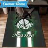 Custom Name Palmeiras Team Crest Rug Game Carpet, Floor Mat for Bedroom Living Room Entryway Rug, Home Decor Idea Gift for Christmas birthday