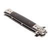 Switchblade Comb Herren Automatischer Druckknopf-Haarkamm, faltbar, Taschenöl, für Haare, Bart, Schnurrbart