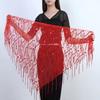 Shiny Sequins Belly Dance Hip Scarf Tassel Women Waist Chains Belly Dance Belt  Dance Costumes