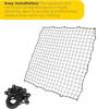 .100x100CM Kickback Goalkeeper Football Rebound Net 20 Elastic Ropes Football Practice Net Target Goal Rebound Net Training Net
