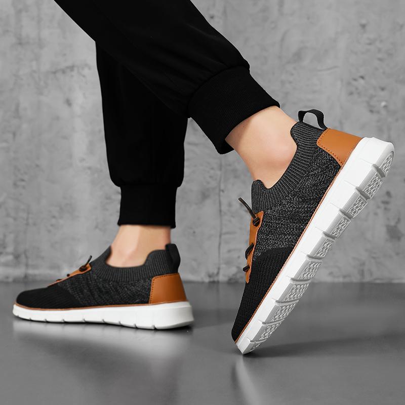 TUINANLE Herren-Mesh-Schuhe Atmungsaktive Loafer Leichte Bootsschuhe Outdoor Vulkanisierte Tauch-Sneaker