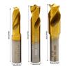 3Pcs Welding Point Drill Bit CNC Milling Drill Bit Set Cylinder Shank End Mill Welding Drill Tip for Separating Point