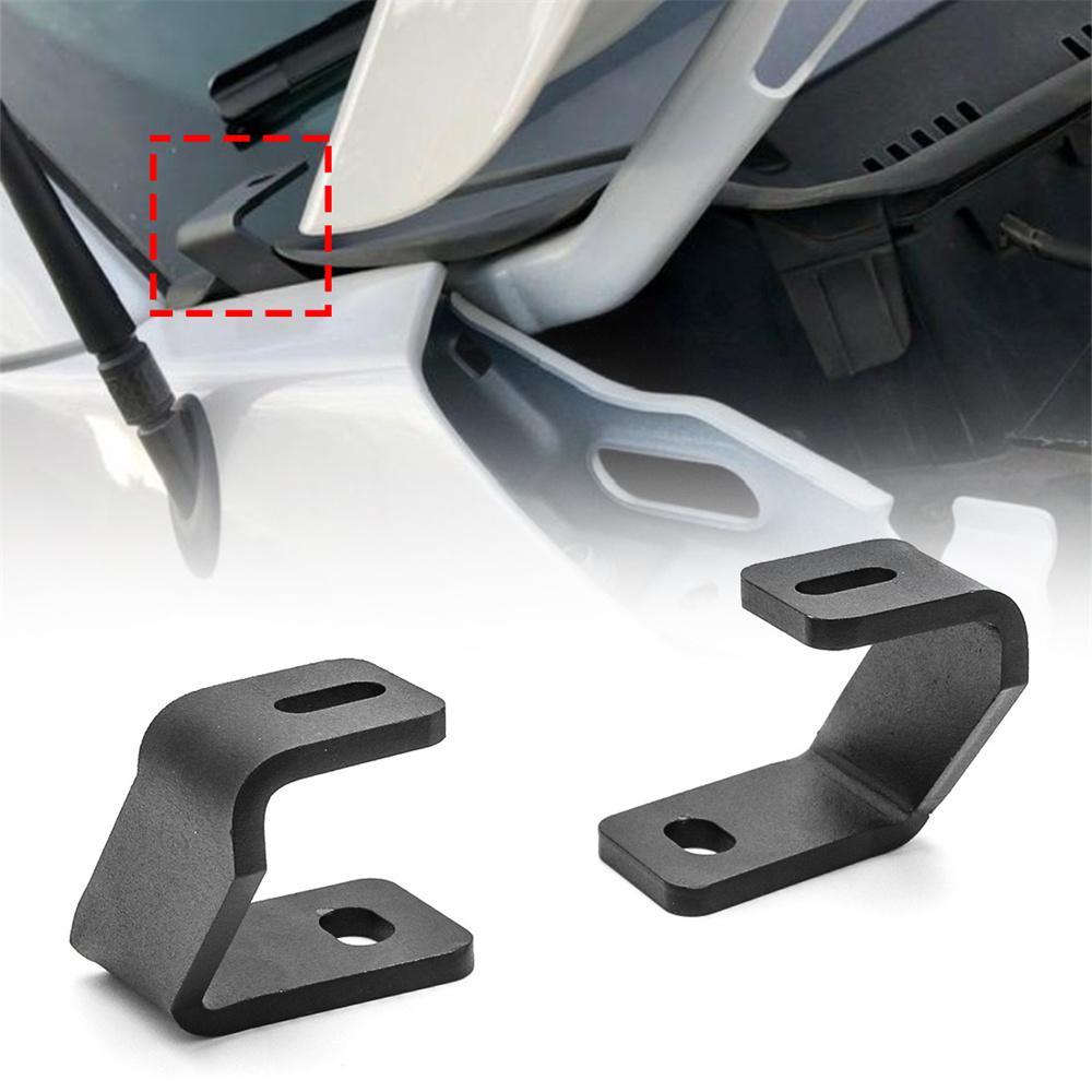 LED Light POD Hood Ditch Mounting Bracket For Ford F150 2017-2021 StainlessSteel
