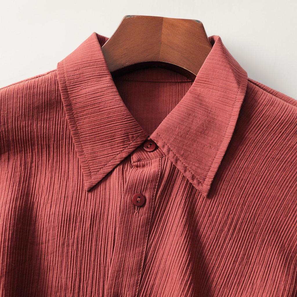 Autumn Long Sleeve Mid-Length Women's Shirt