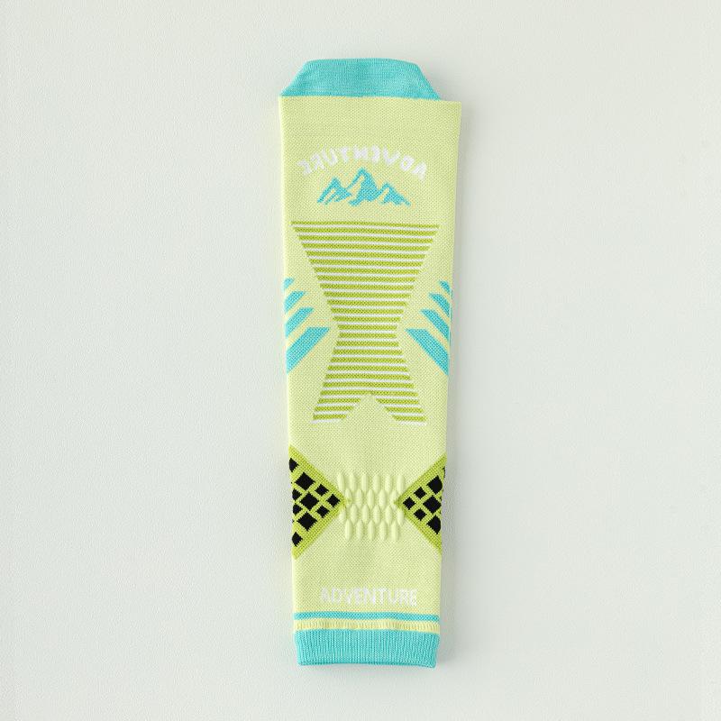 Socken für Damen, Profisport, Druck, Wadensockenmuskeln können Beinschienen komprimieren, Laufen, Fitness, Seilspringen, Marathon, Langer Schaft