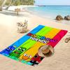 Rainbow Friends Beach Towel, Soft Absorbent Quick‑Dry Towel for Beach Pool Swimming Travel Home
