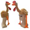 Thanksgiving Cartoon Turkey Plush Hat Decoration