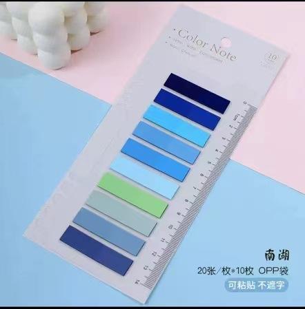 

200 Sheets Transparent Sticky Notes Self-Adhesive BookMarkers Posted It Annotation Reading Book Clear Tab Kawaii Cute Stationery