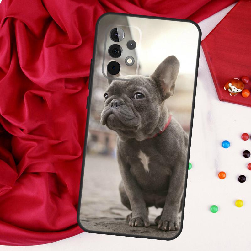 French Bulldog For Samsung Galaxy A26 A05 A06 A16 A54 A34 A14 A22 A32 A52 A55 A35 A15 A53 A13 A56 A36 Case