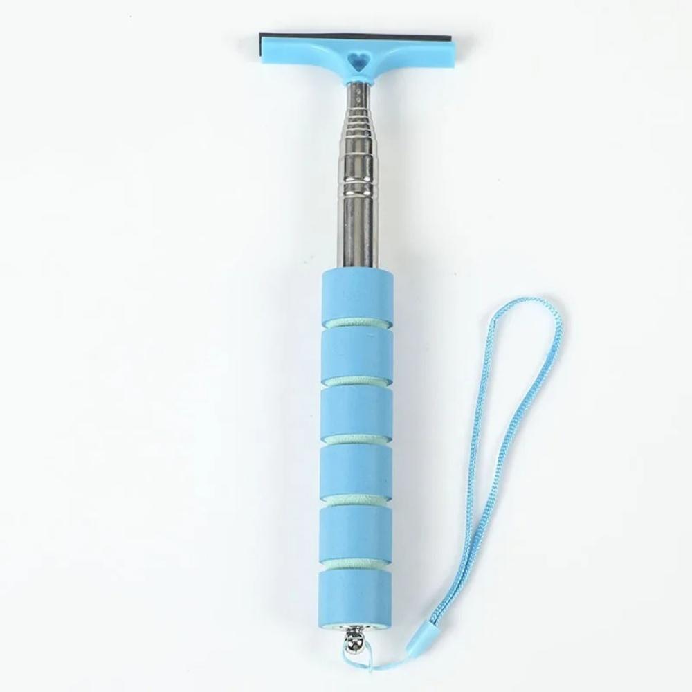 Universal Car Rearview Mirror Wiper Car Side Mirror Squeegee Window Cleaning Tool Portable Rainy Window Wiper Auto Glass Scraper синий