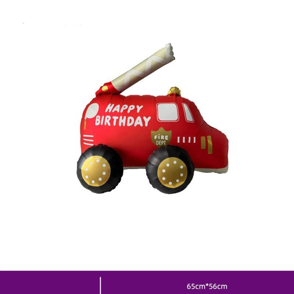 Vehicle Shaped Vehicle Shaped Balloons Cartoon Foil Balloons  Boys Birthday Party