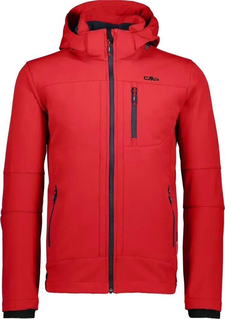 Куртка CMP мужская софтшелл с отстегивающимся капюшоном (3A01787N) ferrari/nero