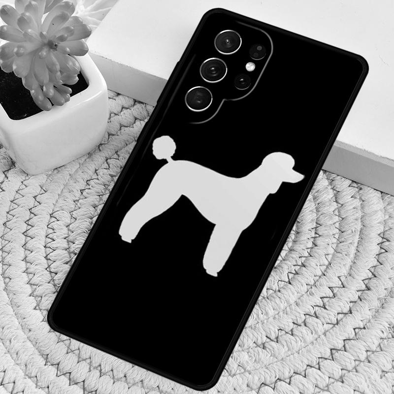 Peace Love Poodle Silicone Phone Case For Samsung Galaxy Note 10 Pro S26 S25 S24 S23 S22 S21 Plus S25Ultra Capa Cover