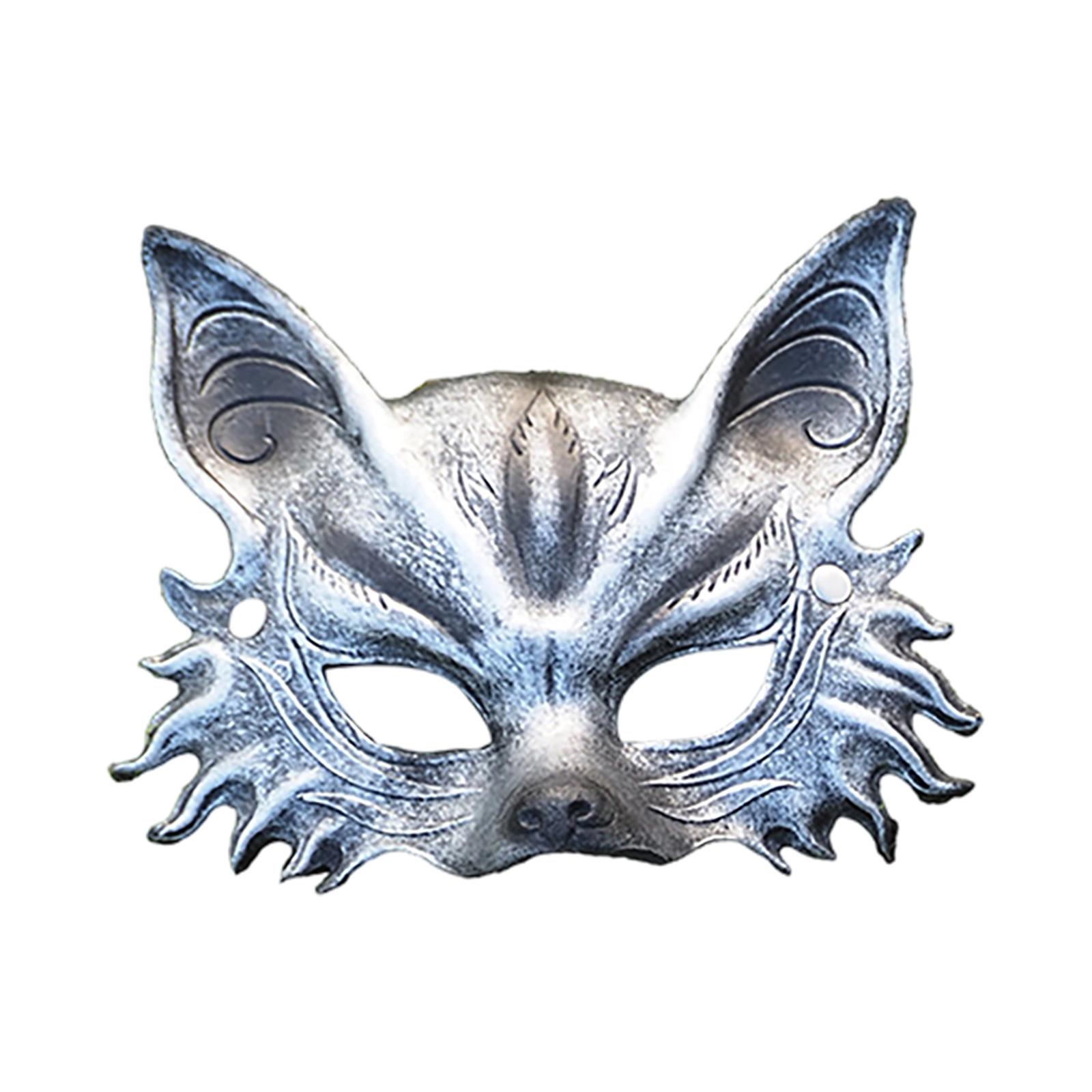 

Маска оборотня, Косплей Аниме Вечеринка Половина Костюма One Size серебряный